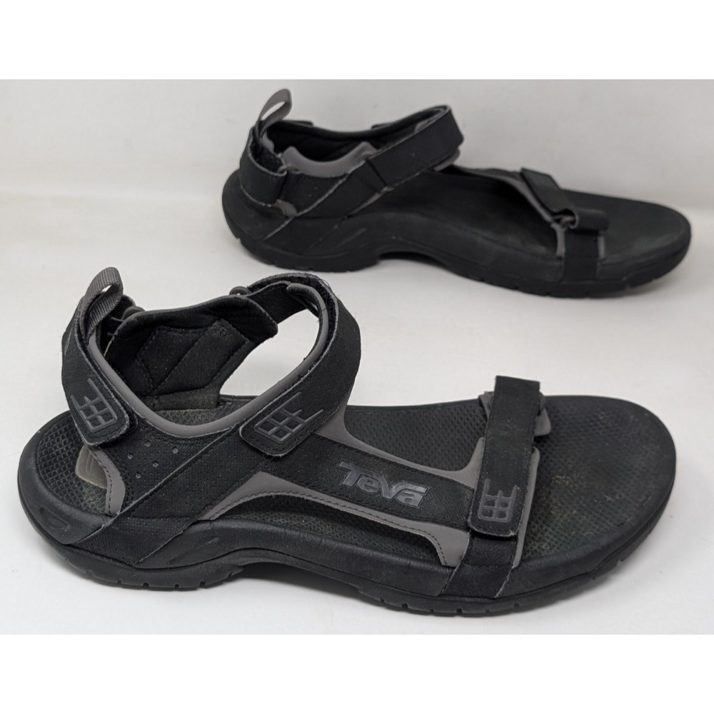Teva Sandals Men's Size 12 Black Minam River‎ Sandals Hiking Waterproof 4289